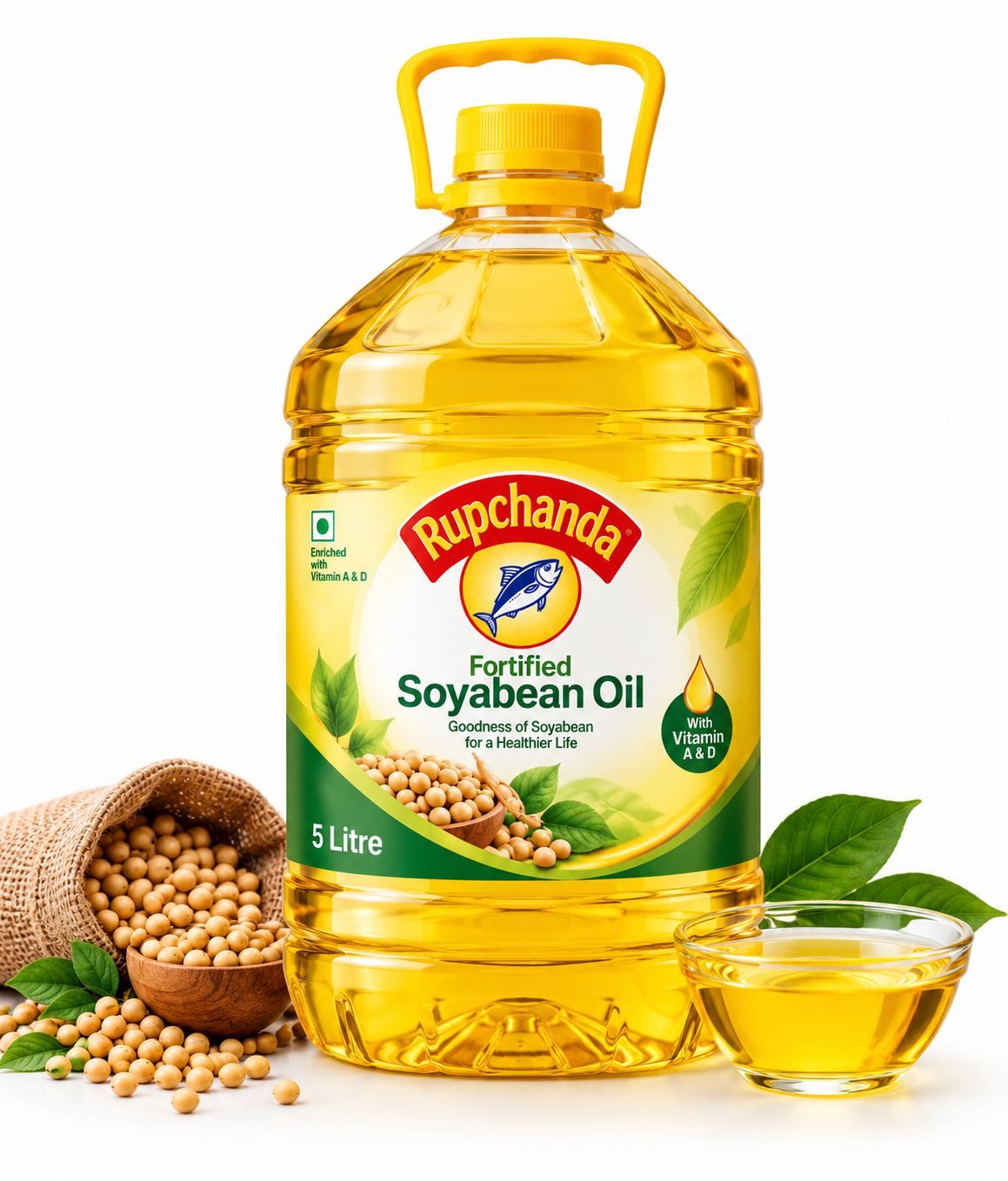 Rupchanda Fortified Soyabean Oil 5 Liter thumb 2